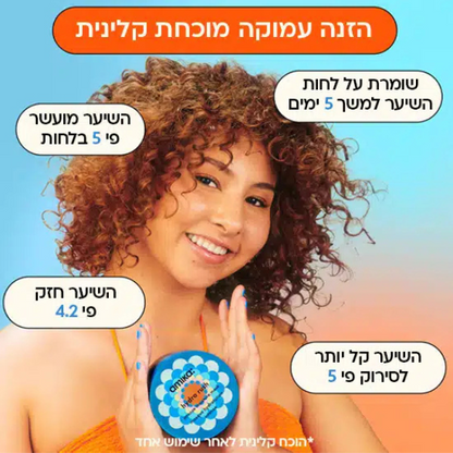 מסכה להענקת לחות מוגברת אמיקה