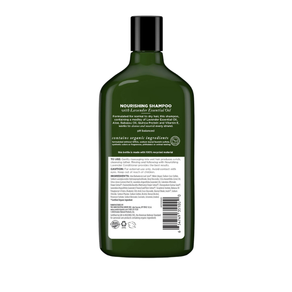 Avalon Organics Nourishing Lavender Shampoo